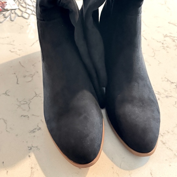 Style & Co. Warrda Knee High Boots Black, Women’s Size 11, Block Heel, Side Zip - Picture 7 of 10